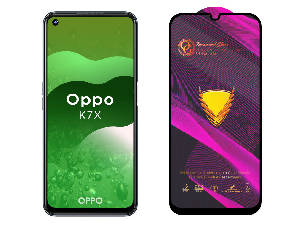 Levně 3D Ochranné tvrzené sklo na Oppo K7X