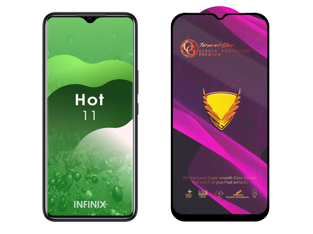 3D Ochranné tvrzené sklo na Infinix Hot 11