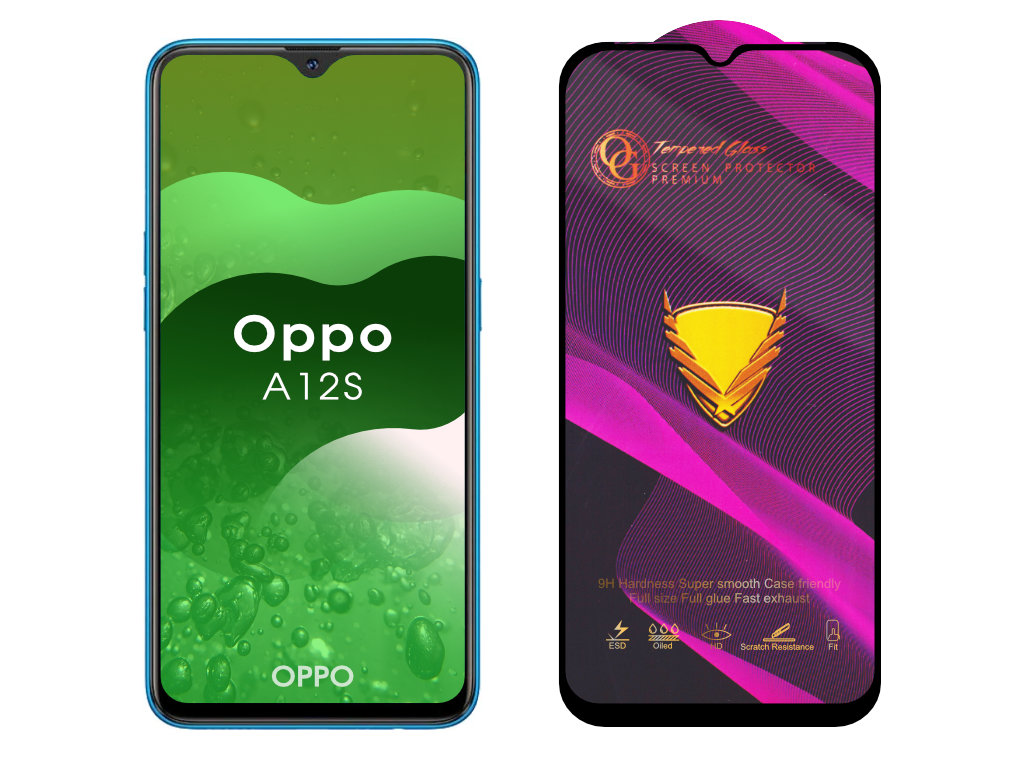 Levně 3D Ochranné tvrzené sklo na Oppo A12S