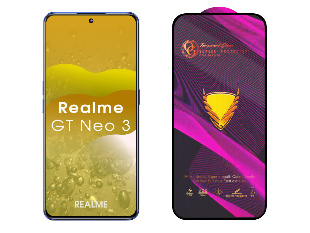 Levně 3D Ochranné tvrzené sklo na Realme GT NEO 3