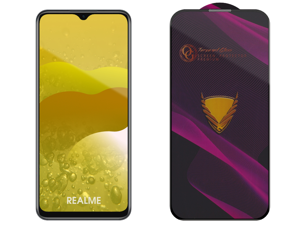 Levně 3D Ochranné tvrzené sklo na Realme C55
