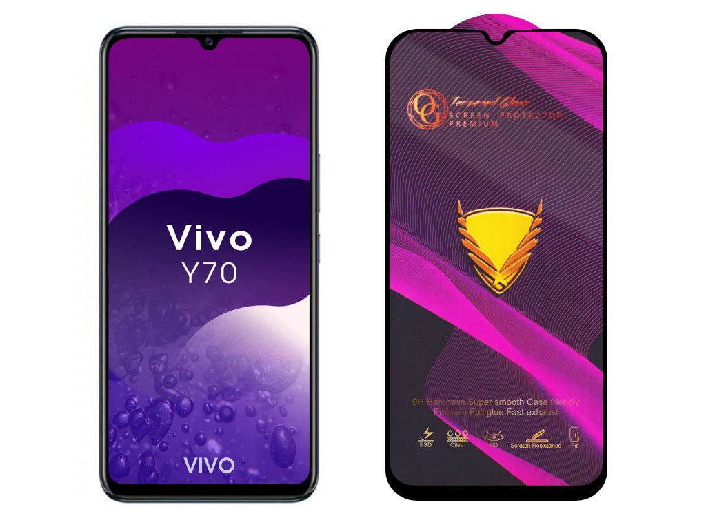 3D Ochranné tvrzené sklo na Vivo Y70