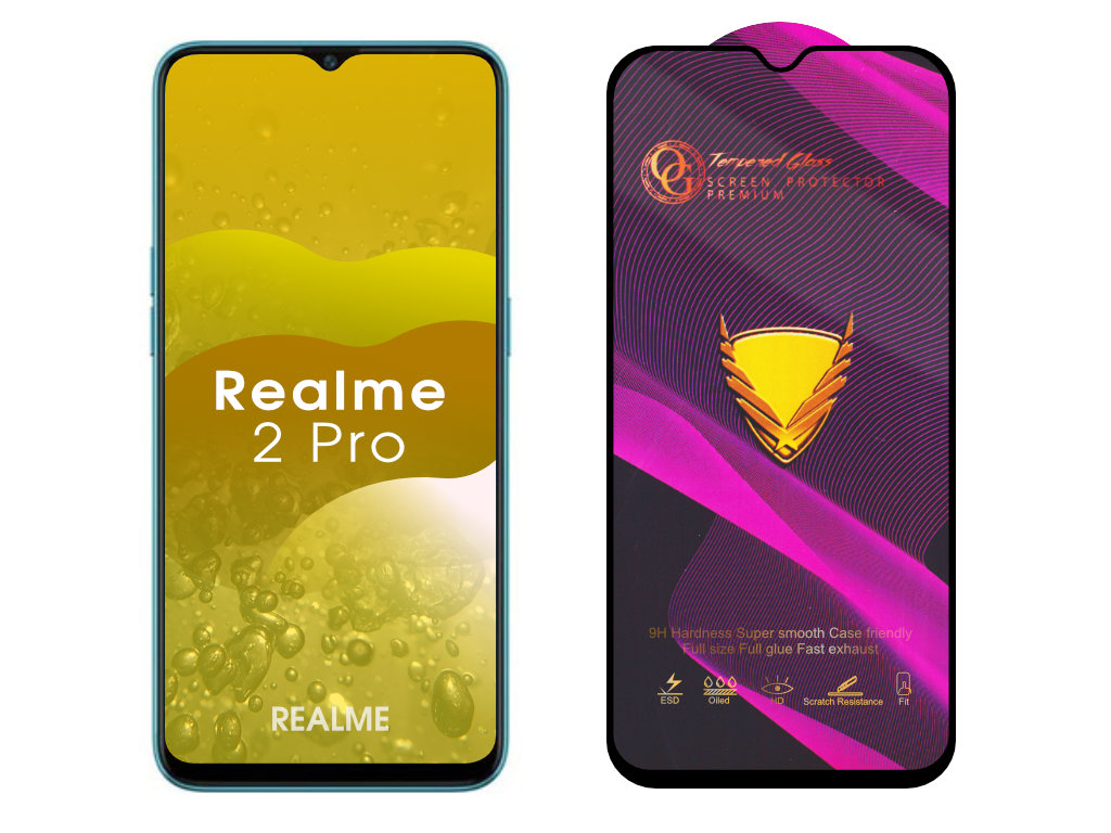 Levně 3D Ochranné tvrzené sklo na Realme 2 Pro