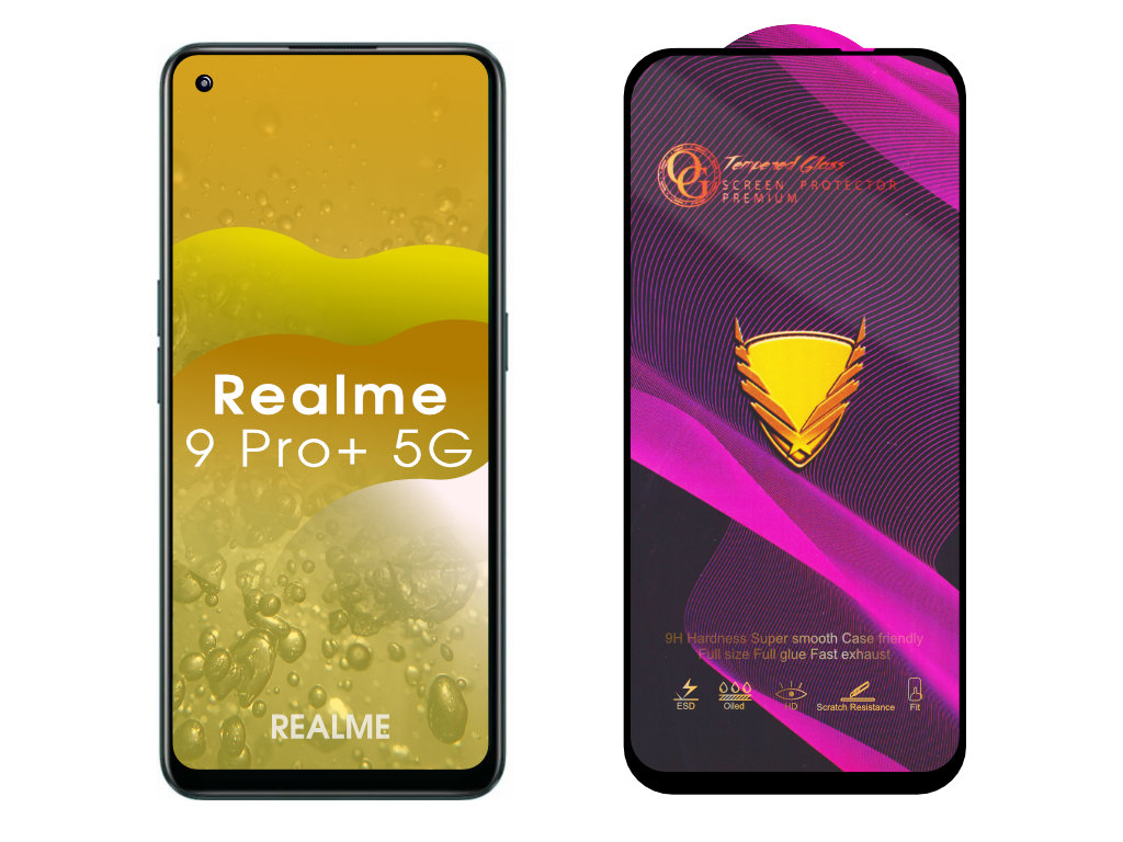 3D Ochranné tvrzené sklo na Realme 9 Pro+