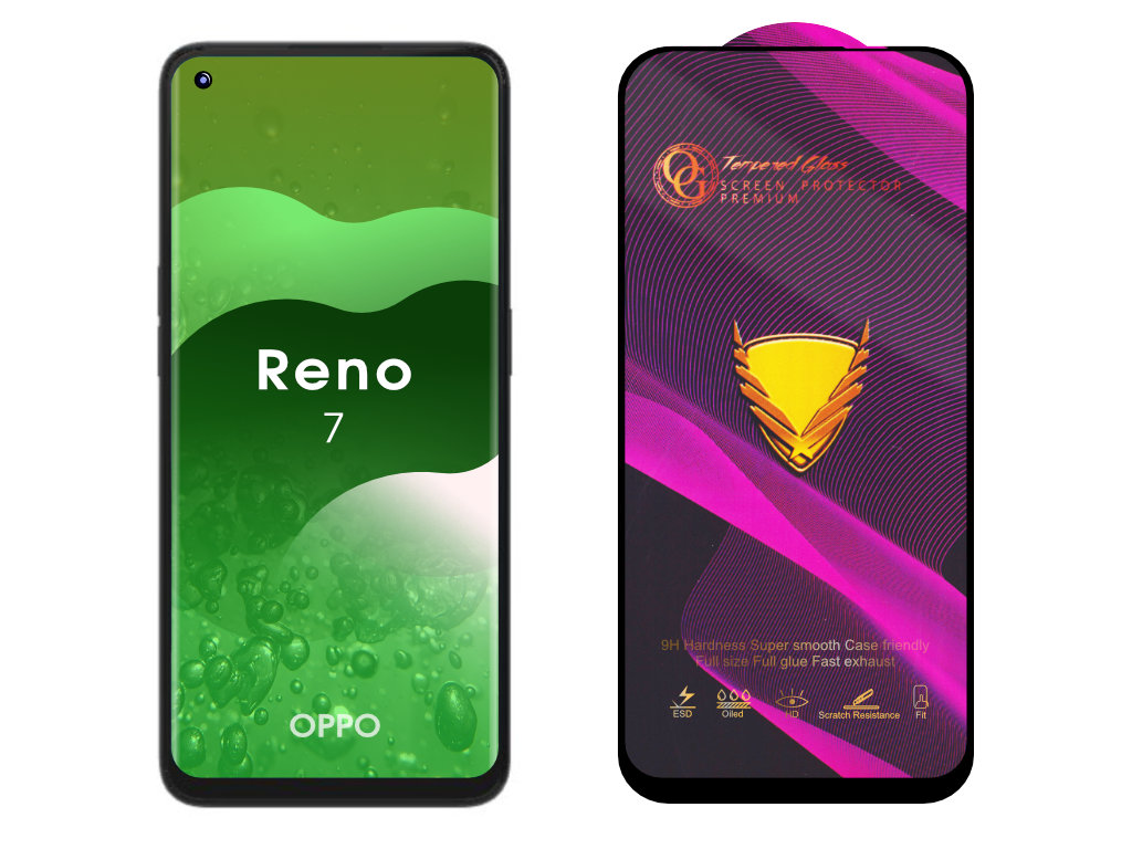 3D Ochranné tvrzené sklo na Oppo Reno 7