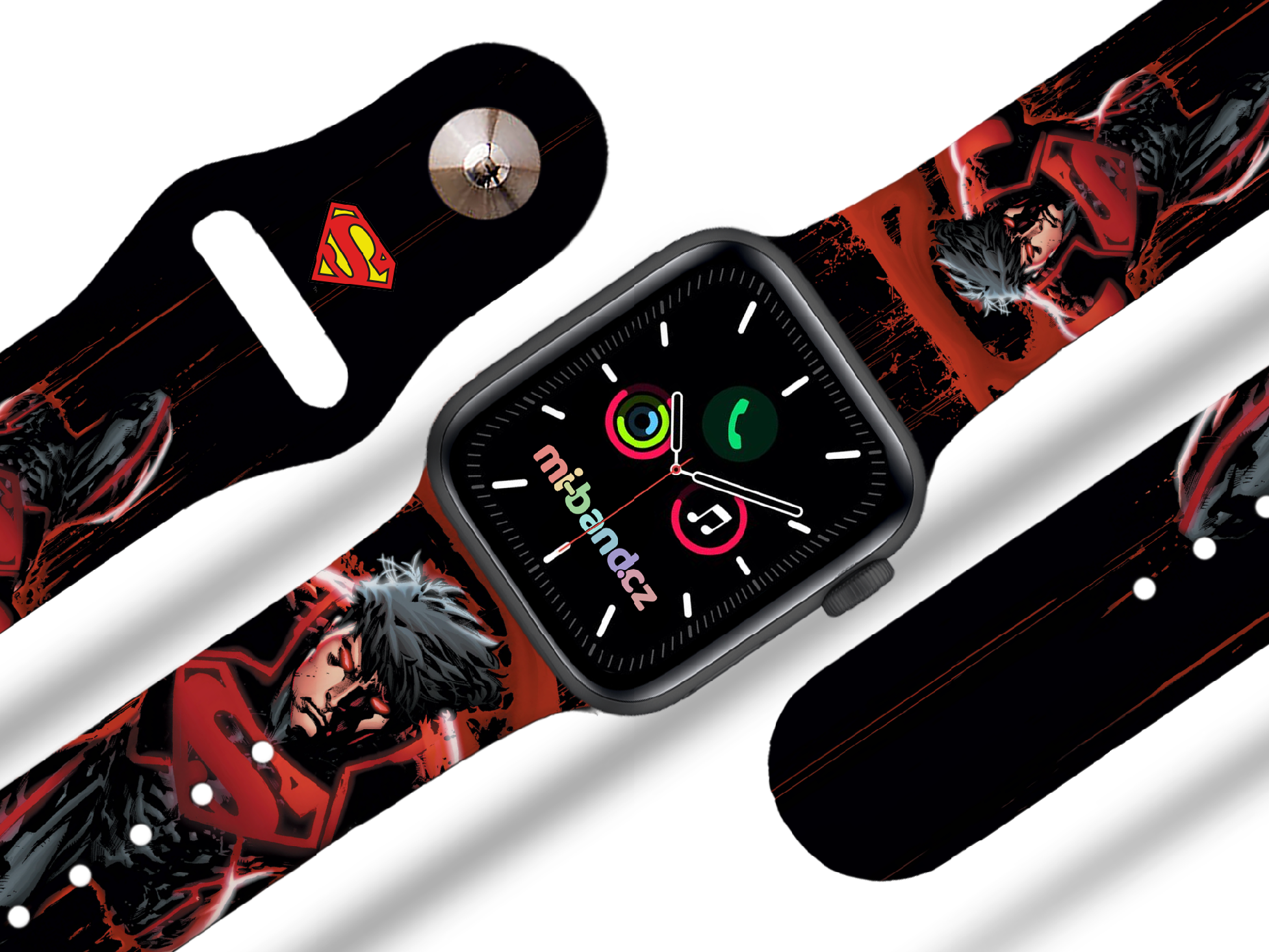 Levně Apple watch řemínek Superman - Old-school Rozměr: 38/40/41/42(S10)mm