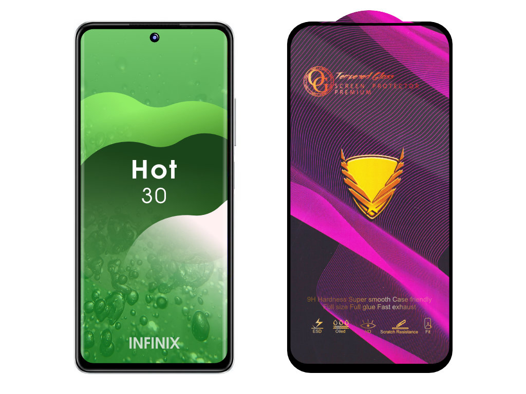3D Ochranné tvrzené sklo na Infinix Hot 30