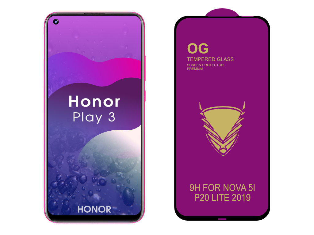 3D Ochranné tvrzené sklo na Honor Play 3