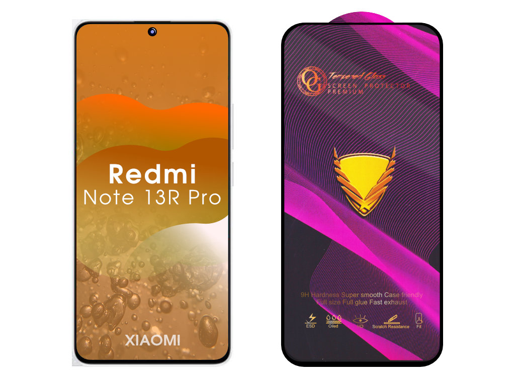 Levně 3D Ochranné tvrzené sklo na Xiaomi Redmi Note 13R PRO