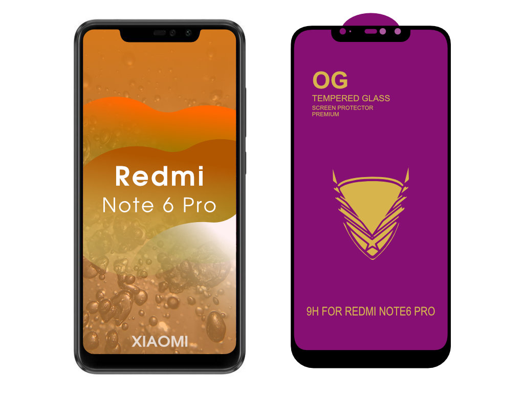 Levně 3D Ochranné tvrzené sklo na Xiaomi Redmi 6 Pro