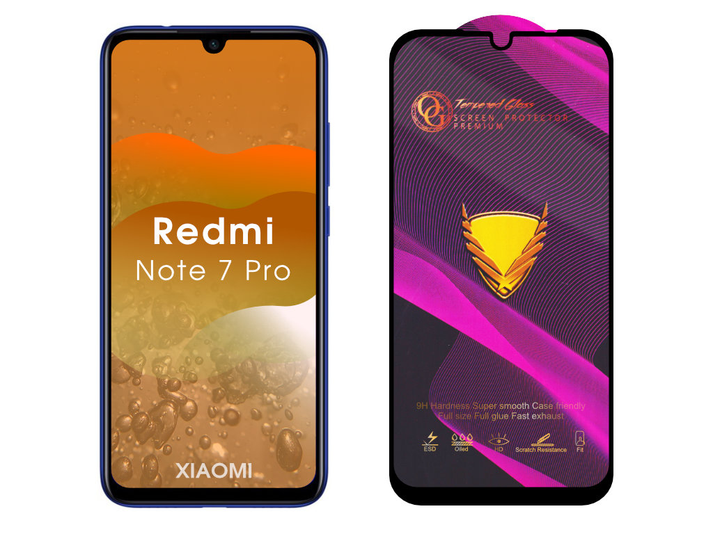 Levně 3D Ochranné tvrzené sklo na Xiaomi Redmi 7 Pro