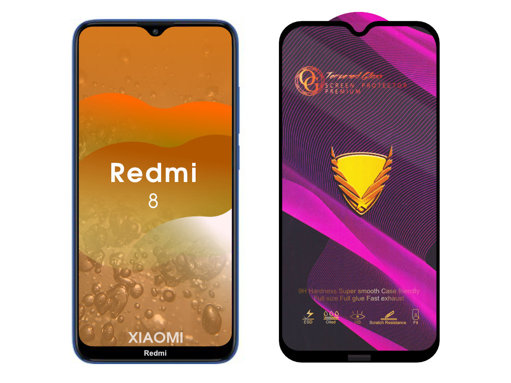 Levně 3D Ochranné tvrzené sklo na Xiaomi Redmi 8