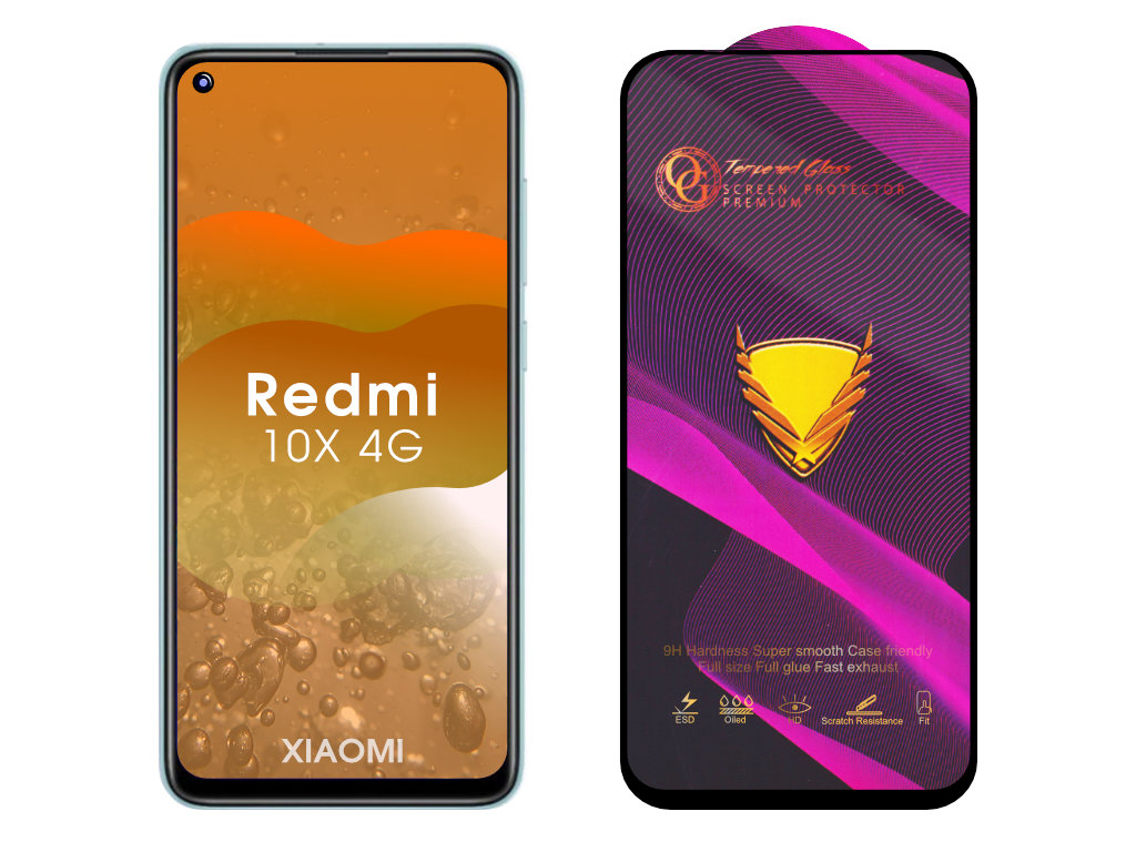3D Ochranné tvrzené sklo na Xiaomi Redmi 10X 4G