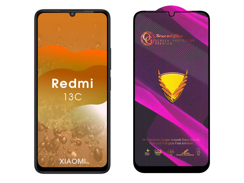 3D Ochranné tvrzené sklo na Xiaomi Redmi 13C