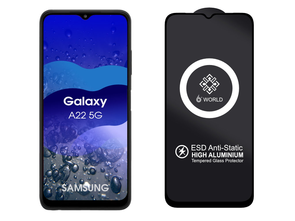 ESD 3D Ochranné tvrzené sklo na Samsung Galaxy A22 5G