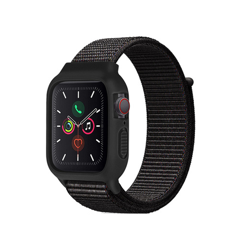 Nylonový set 2v1 pro Apple Watch 42/44/45mm Barevná varianta: Černo-Hnědá