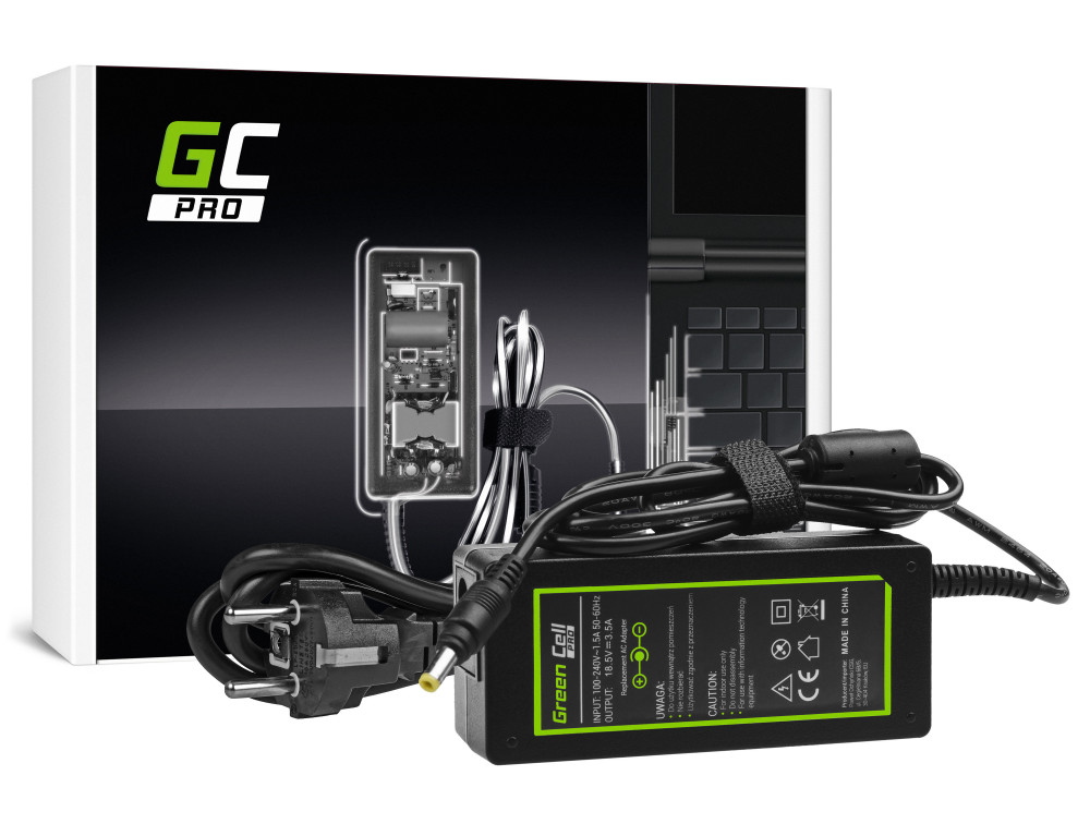 Levně AD11P - Green Cell PRO nabíječka / AC Adaptér 18.5V/3.5A/65W pro HP Pavilion DV2000/DV6000/DV8000/ Compaq 6730b/6735b/nc6120/nc6220/nx6110 AD11P