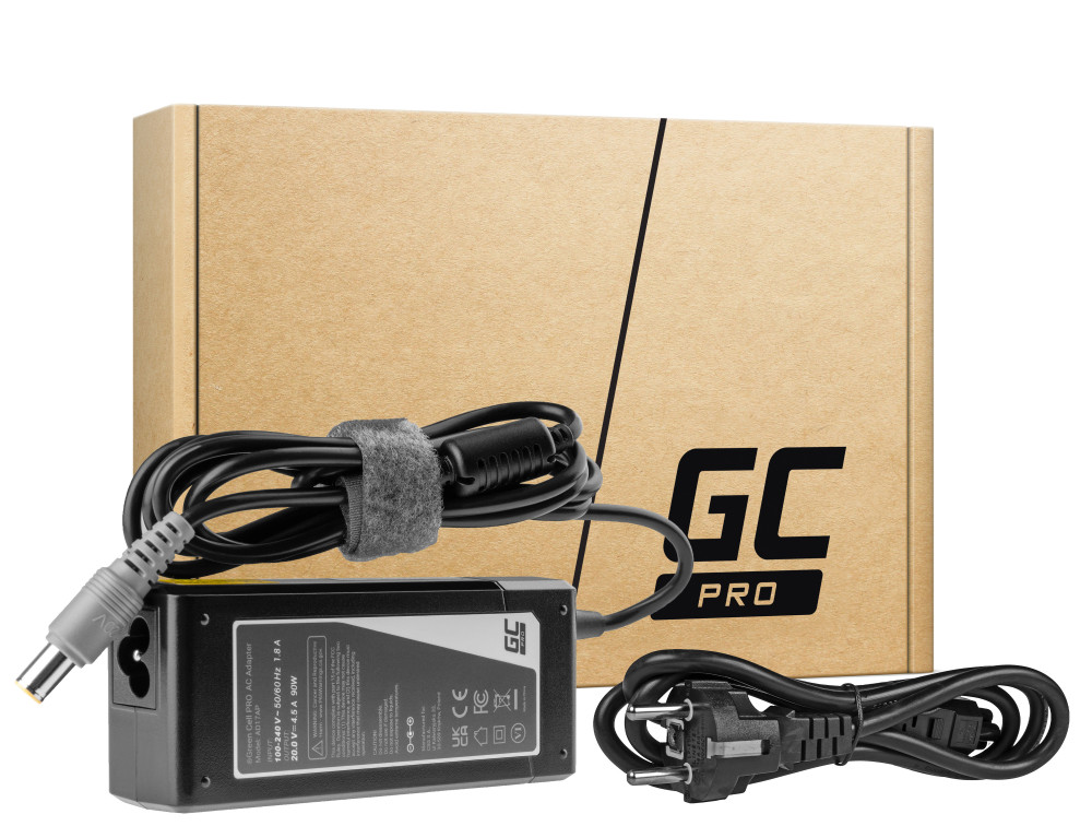 Levně AD17AP - Green Cell PRO Nabíječka / AC Adaptér 20V/4.5A/90W pro Lenovo B580/B590/ ThinkPad T410/T420/T430/T430s/T500/T510/T520/T530/X220 AD17AP