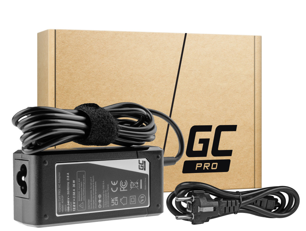 Levně AD63P - Green Cell PRO Nabíječka / AC Adaptér 12V/2.58A/31W pro Microsoft Surface Pro 3 i Pro 4 AD63P