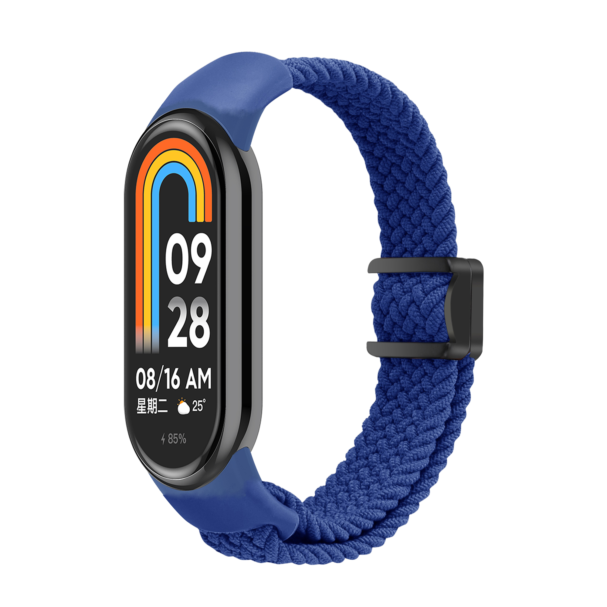 Pletený náramek s magnetickým zapínáním Mi band 8/9/10 Barevná varianta: Modrý