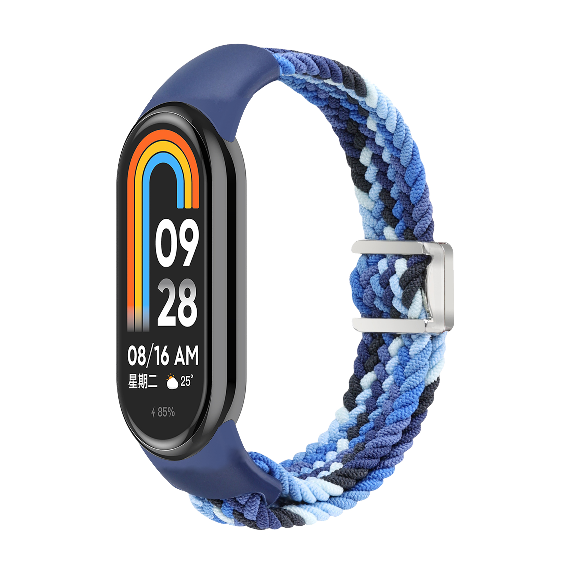 Levně Pletený náramek s magnetickým zapínáním Mi band 8/9/10 Barevná varianta: Odstíny modré