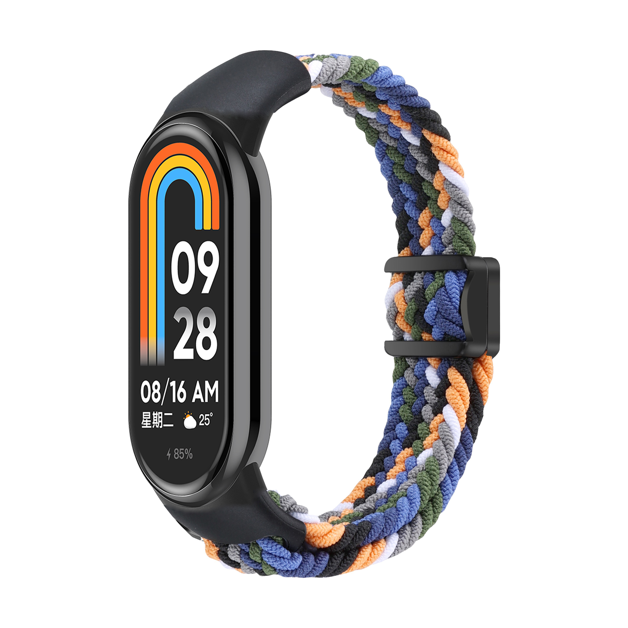 Levně Pletený náramek s magnetickým zapínáním Mi band 8/9/10 Barevná varianta: Vícebarevný