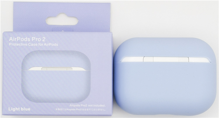 Levně Jednobarevný obal pro AirPods PRO / 2 PRO Barva: Light Blue