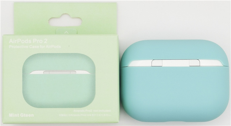 Levně Jednobarevný obal pro AirPods PRO / 2 PRO Barva: Mint green