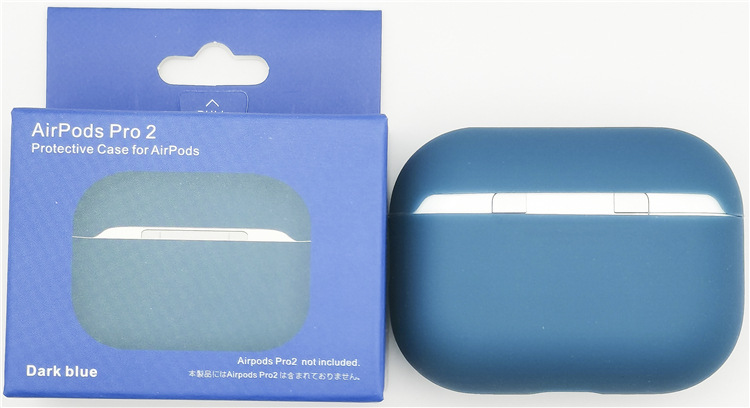 Levně Jednobarevný obal pro AirPods PRO / 2 PRO Barva: Dark Blue