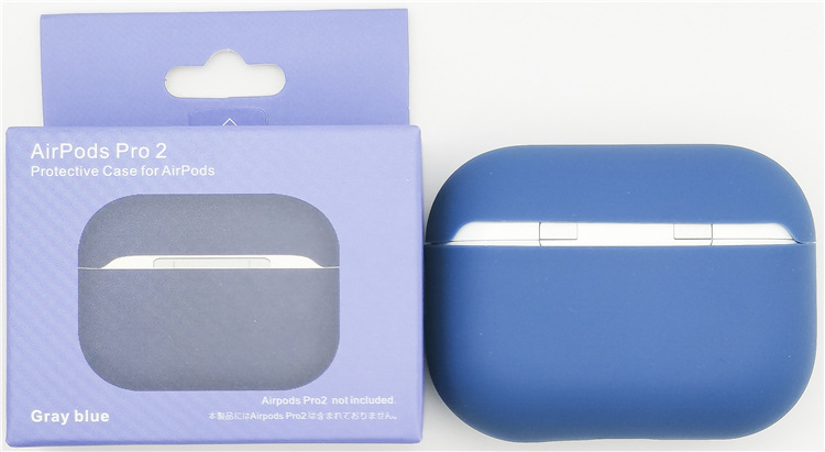 Levně Jednobarevný obal pro AirPods PRO / 2 PRO Barva: Gray Blue
