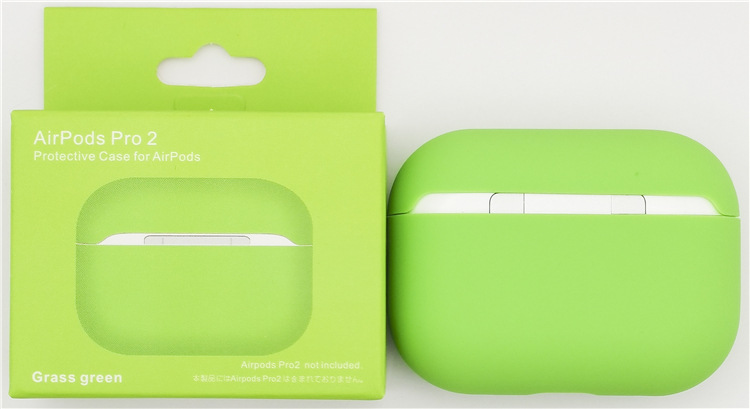 Levně Jednobarevný obal pro AirPods PRO / 2 PRO Barva: Grass green