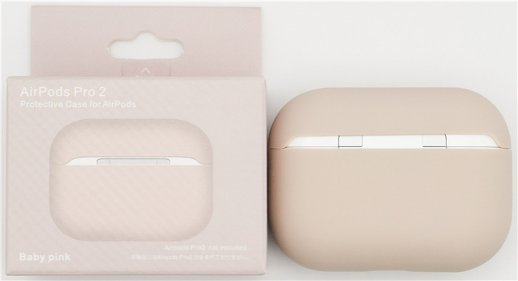 Levně Jednobarevný obal pro AirPods PRO / 2 PRO Barva: Baby pink