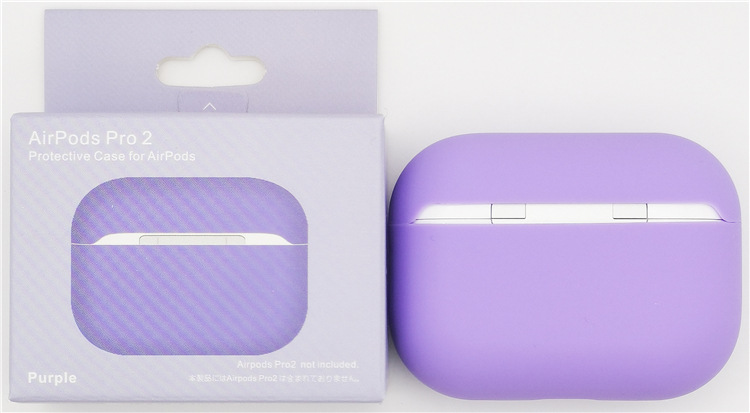 Levně Jednobarevný obal pro AirPods PRO / 2 PRO Barva: Purple