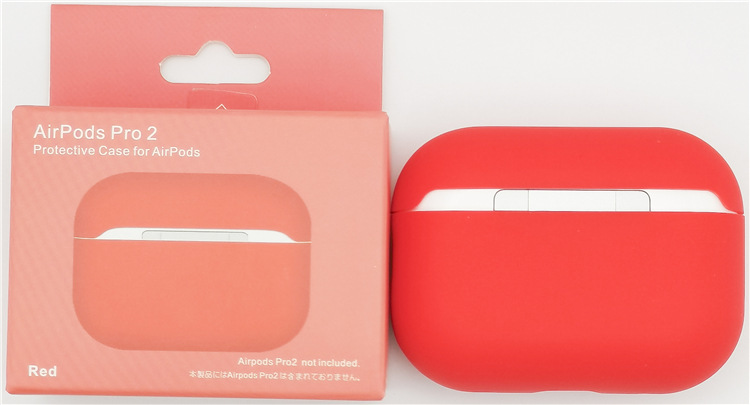 Levně Jednobarevný obal pro AirPods PRO / 2 PRO Barva: Red