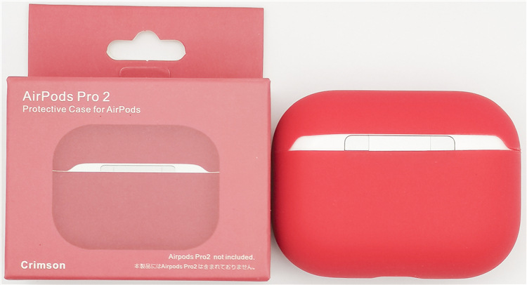 Levně Jednobarevný obal pro AirPods PRO / 2 PRO Barva: Crimson