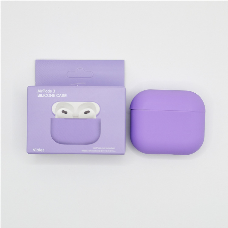 Levně Jednobarevný obal pro AirPods 3 Barva: Violet