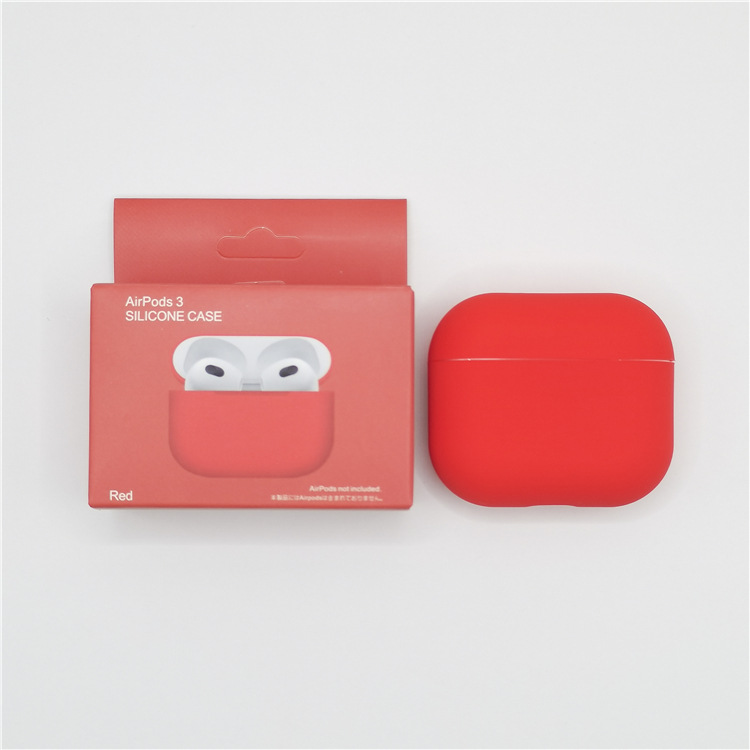 Levně Jednobarevný obal pro AirPods 3 Barva: Red