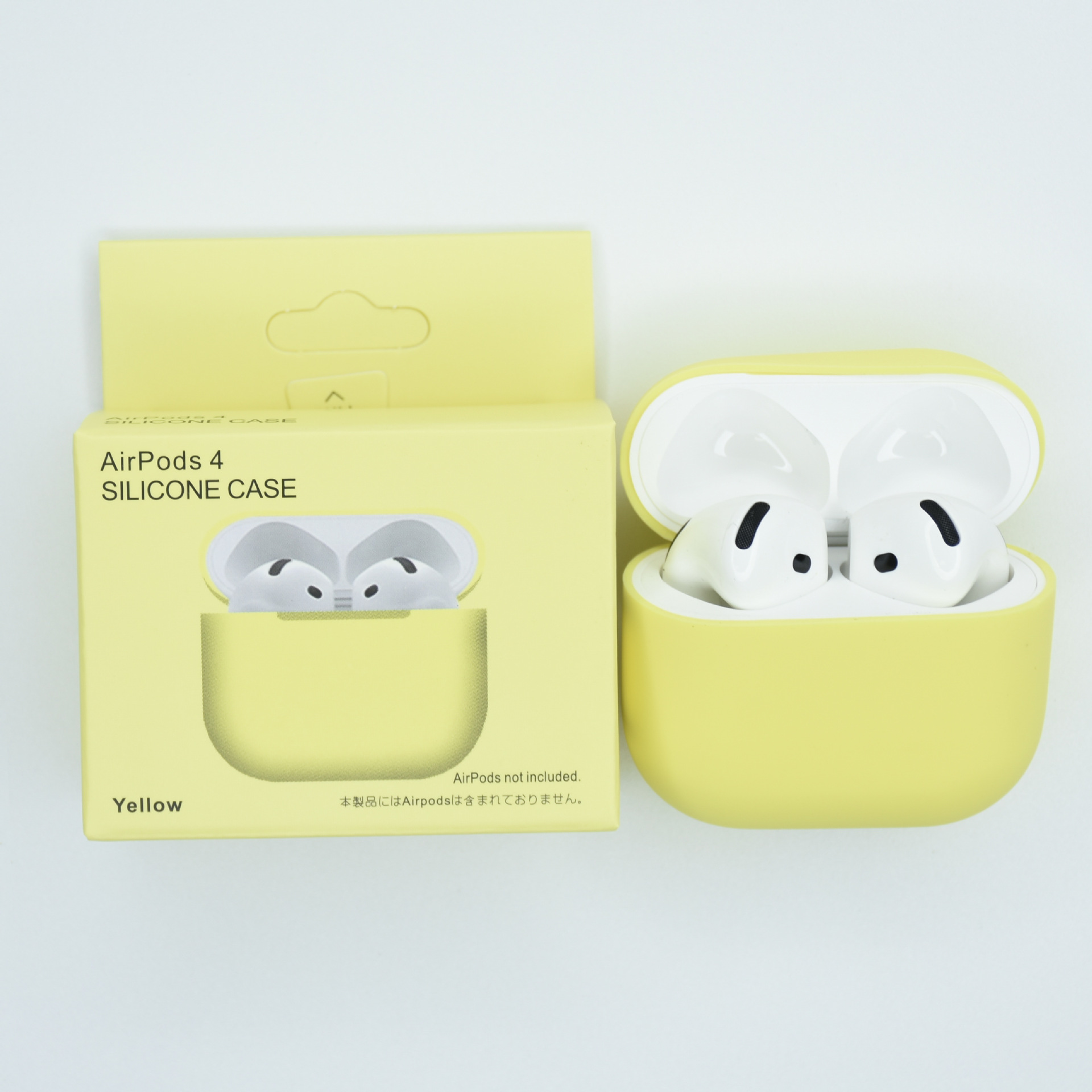 Levně Jednobarevný obal pro AirPods 4 Barva: Yellow