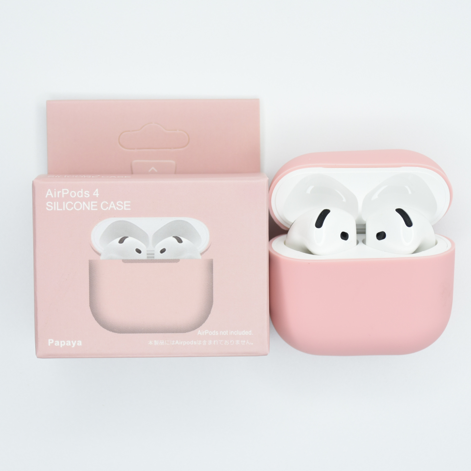 Jednobarevný obal pro AirPods 4 Barva: Papaya
