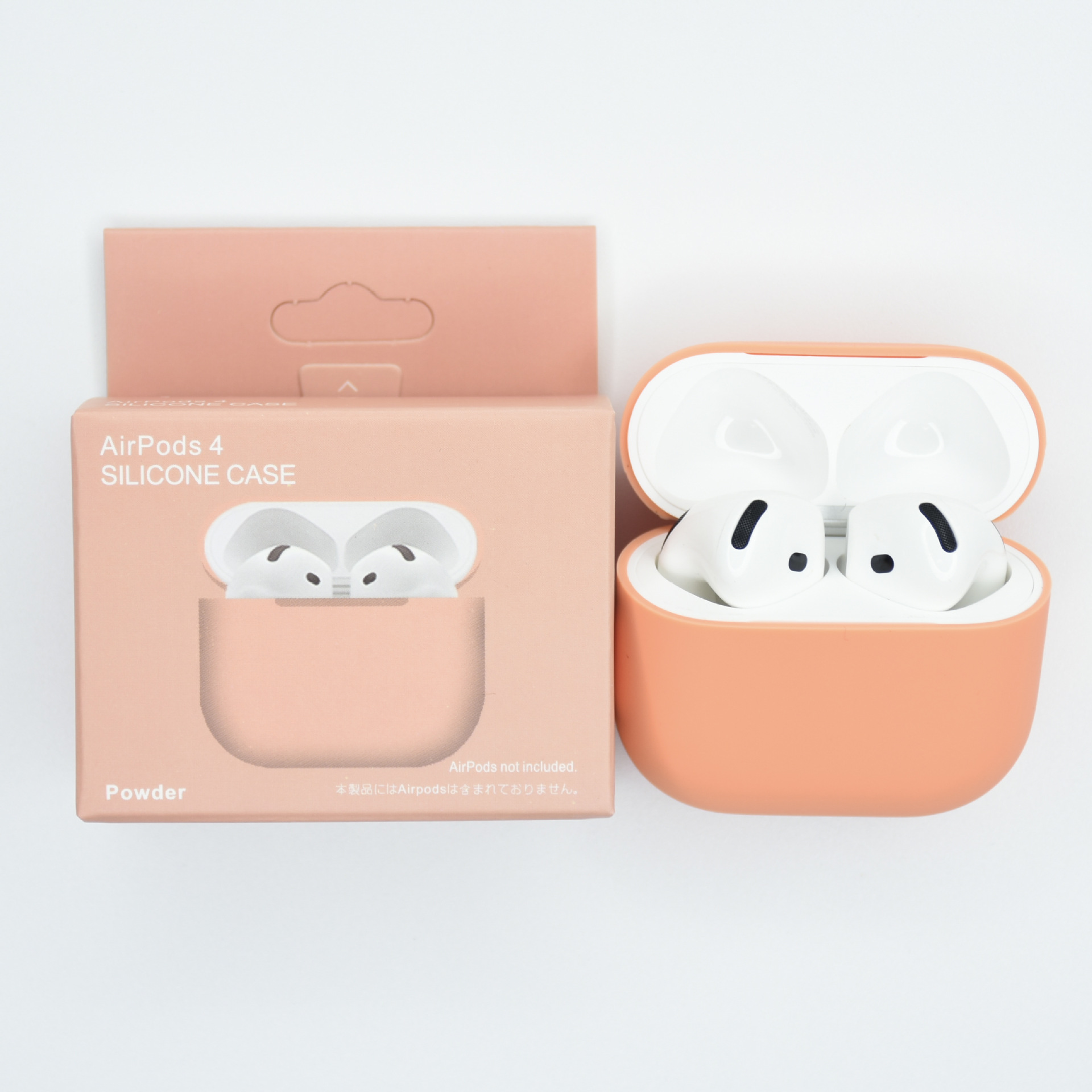 Levně Jednobarevný obal pro AirPods 4 Barva: Powder