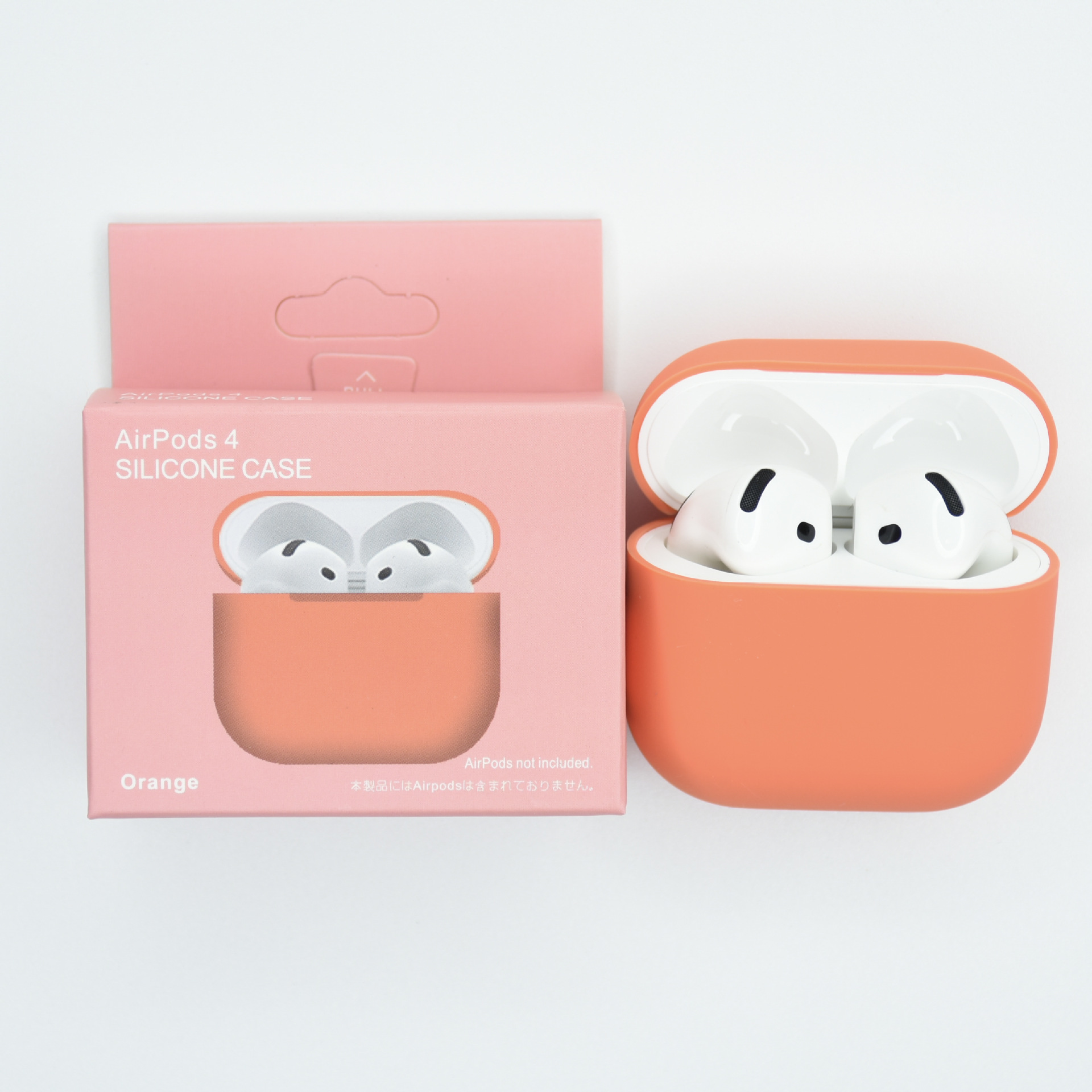 Levně Jednobarevný obal pro AirPods 4 Barva: Orange
