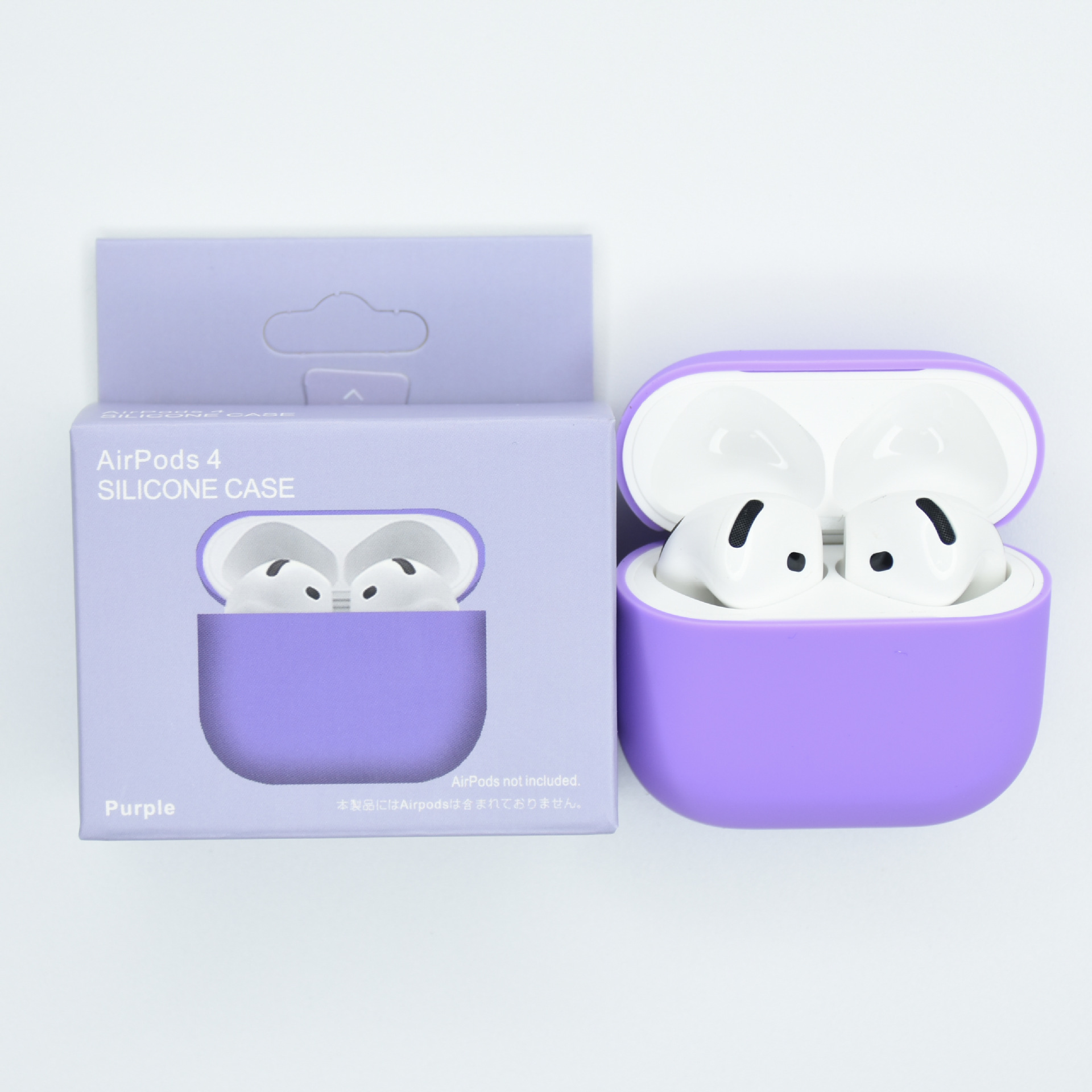 Levně Jednobarevný obal pro AirPods 4 Barva: Purple