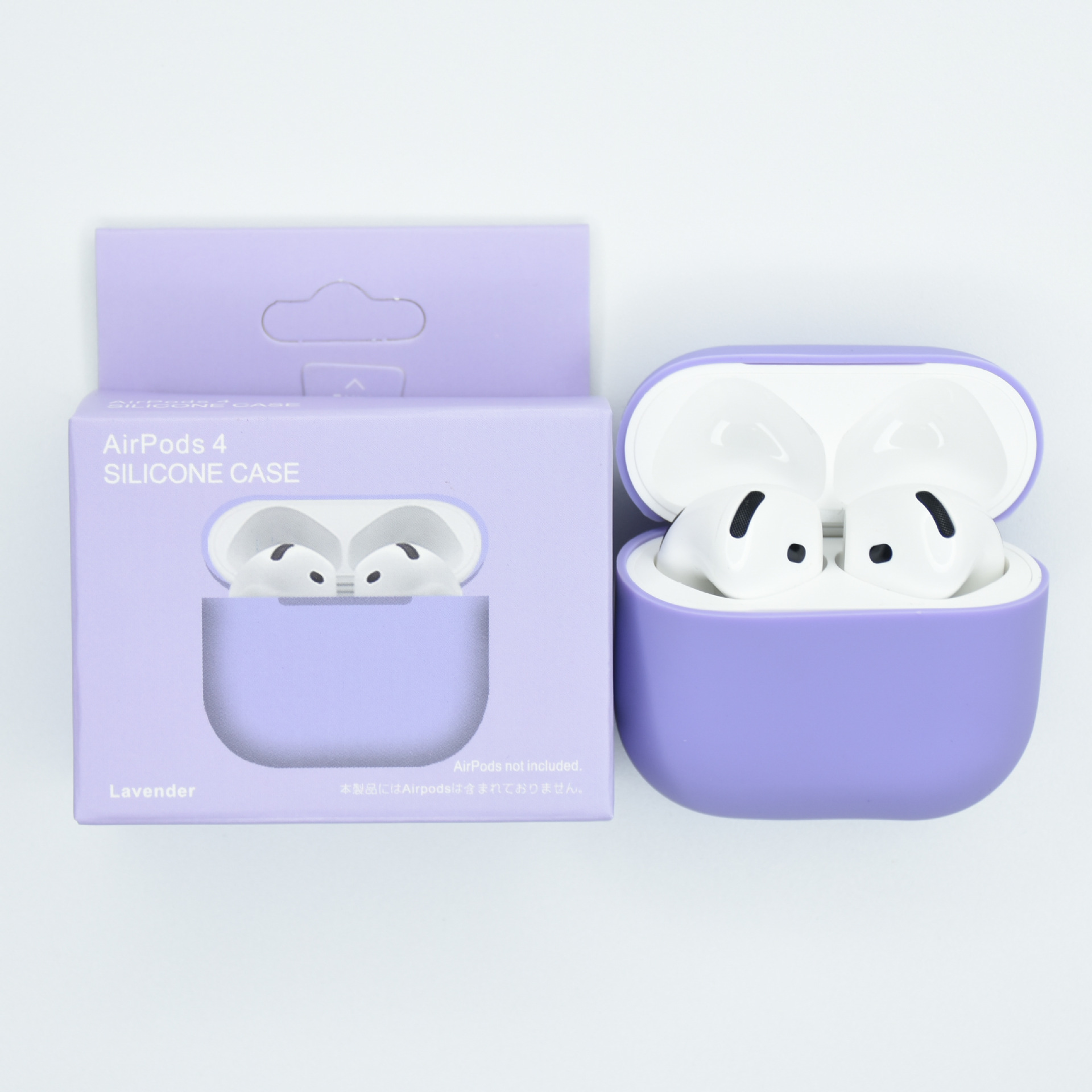 Levně Jednobarevný obal pro AirPods 4 Barva: Levander