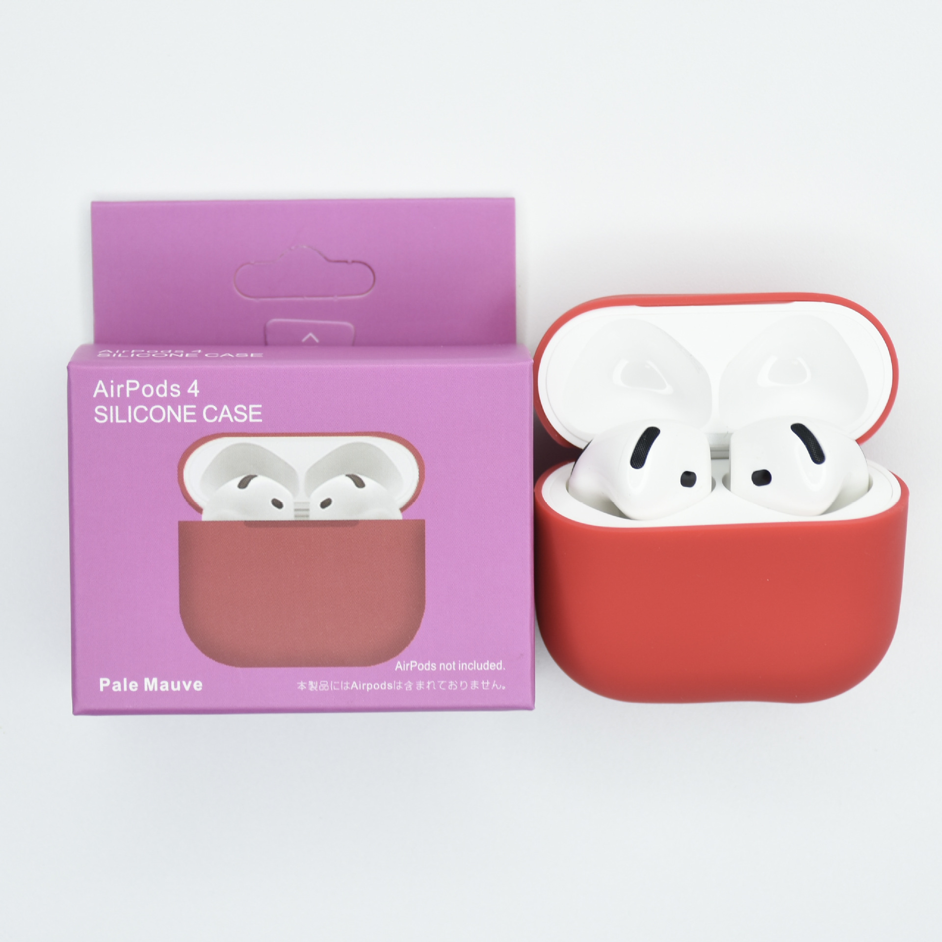 Levně Jednobarevný obal pro AirPods 4 Barva: Pale Mauve