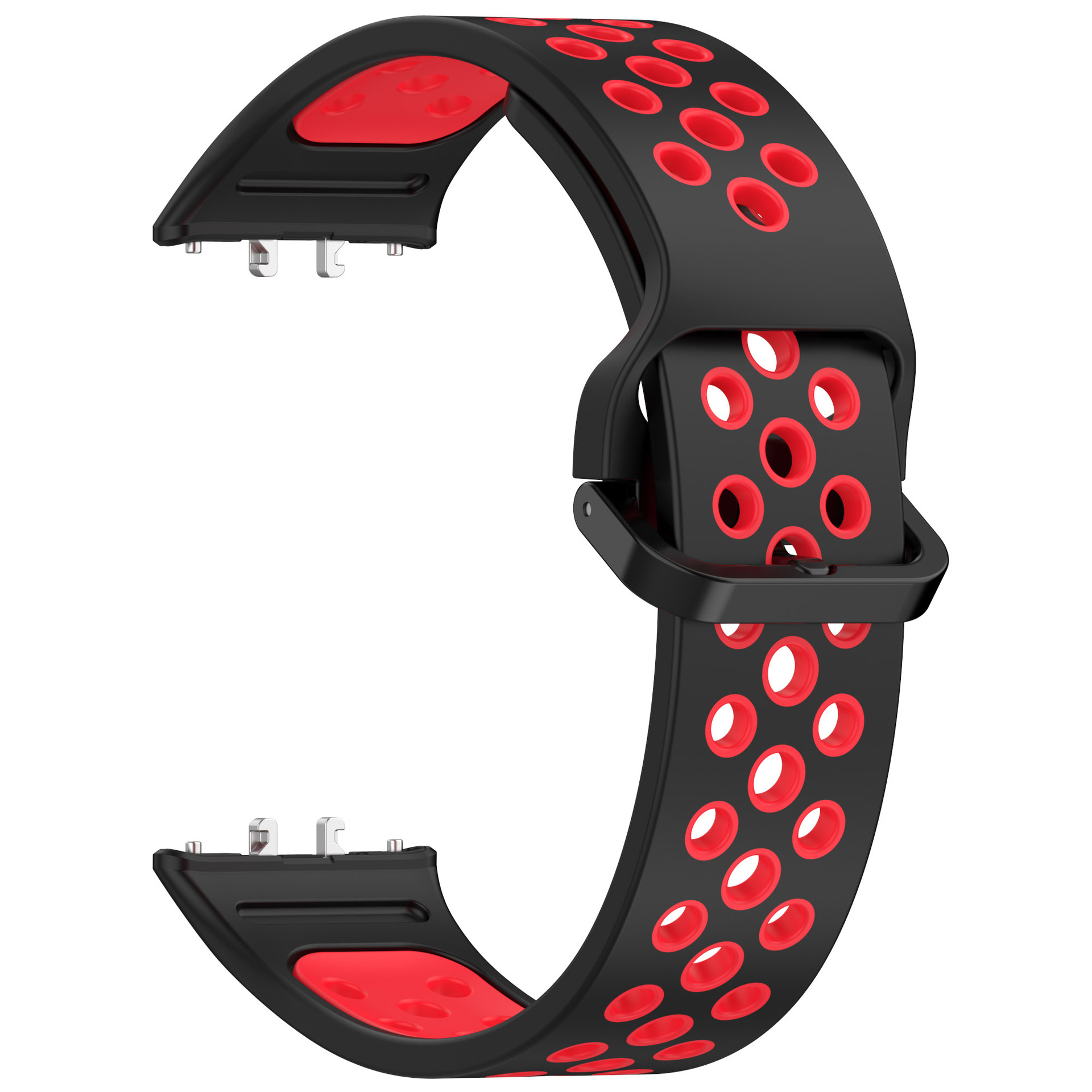Dvojbarevný řemínek pro Samsung Galaxy Fit 3 Barevná varianta: Černo-Červený