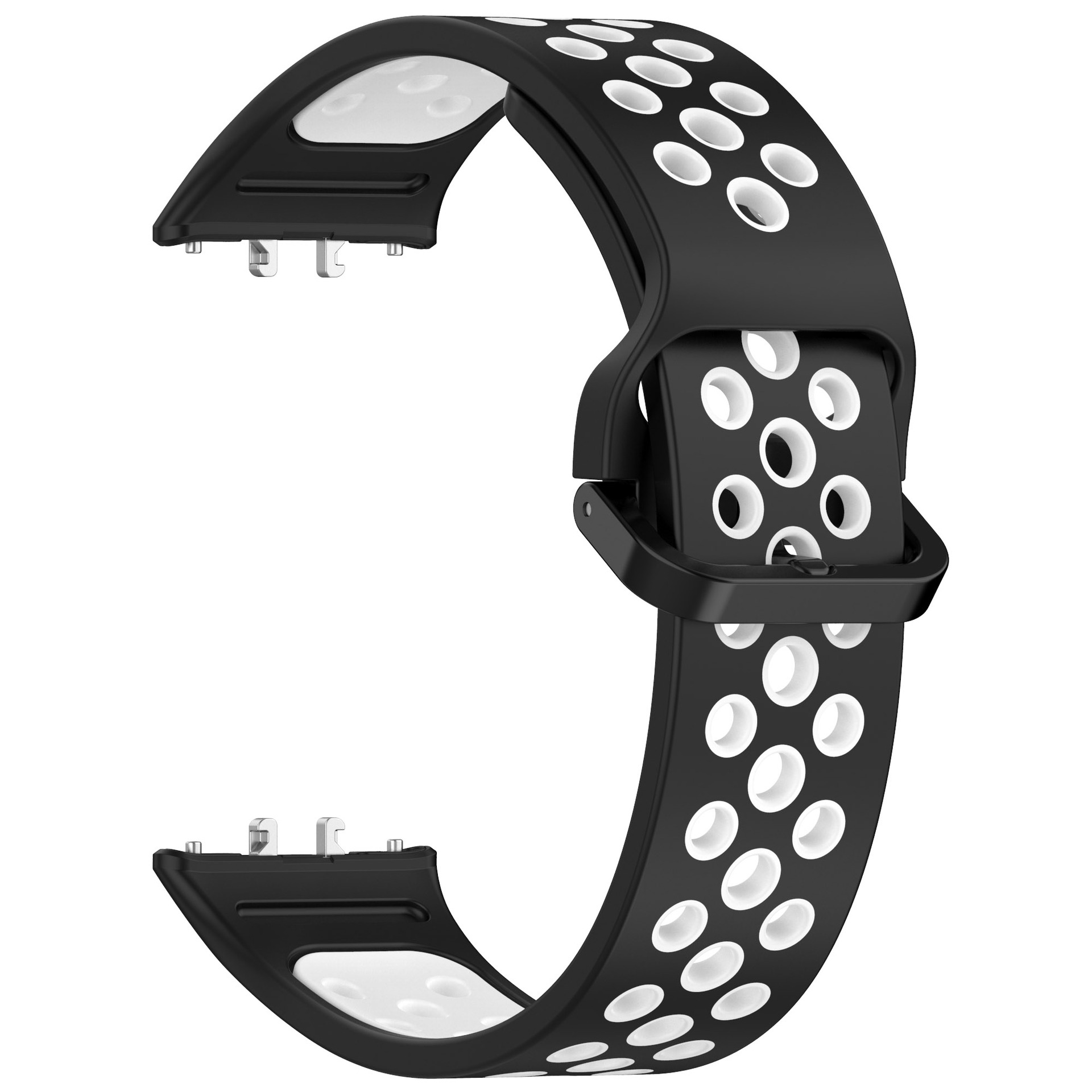 Dvojbarevný řemínek pro Samsung Galaxy Fit 3 Barevná varianta: Černo-Bílý