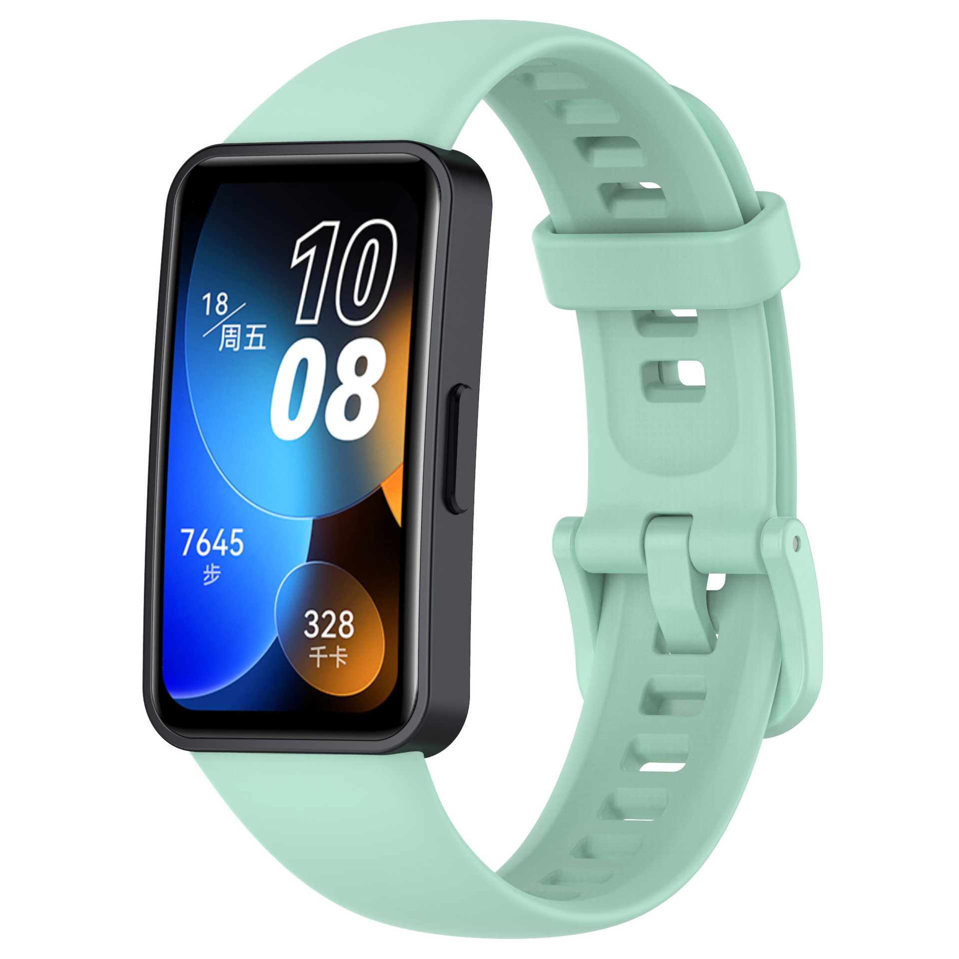 Levně Jednobarevný řemínek Huawei Band 8/9/10 Barva náramku: Tyrkysová