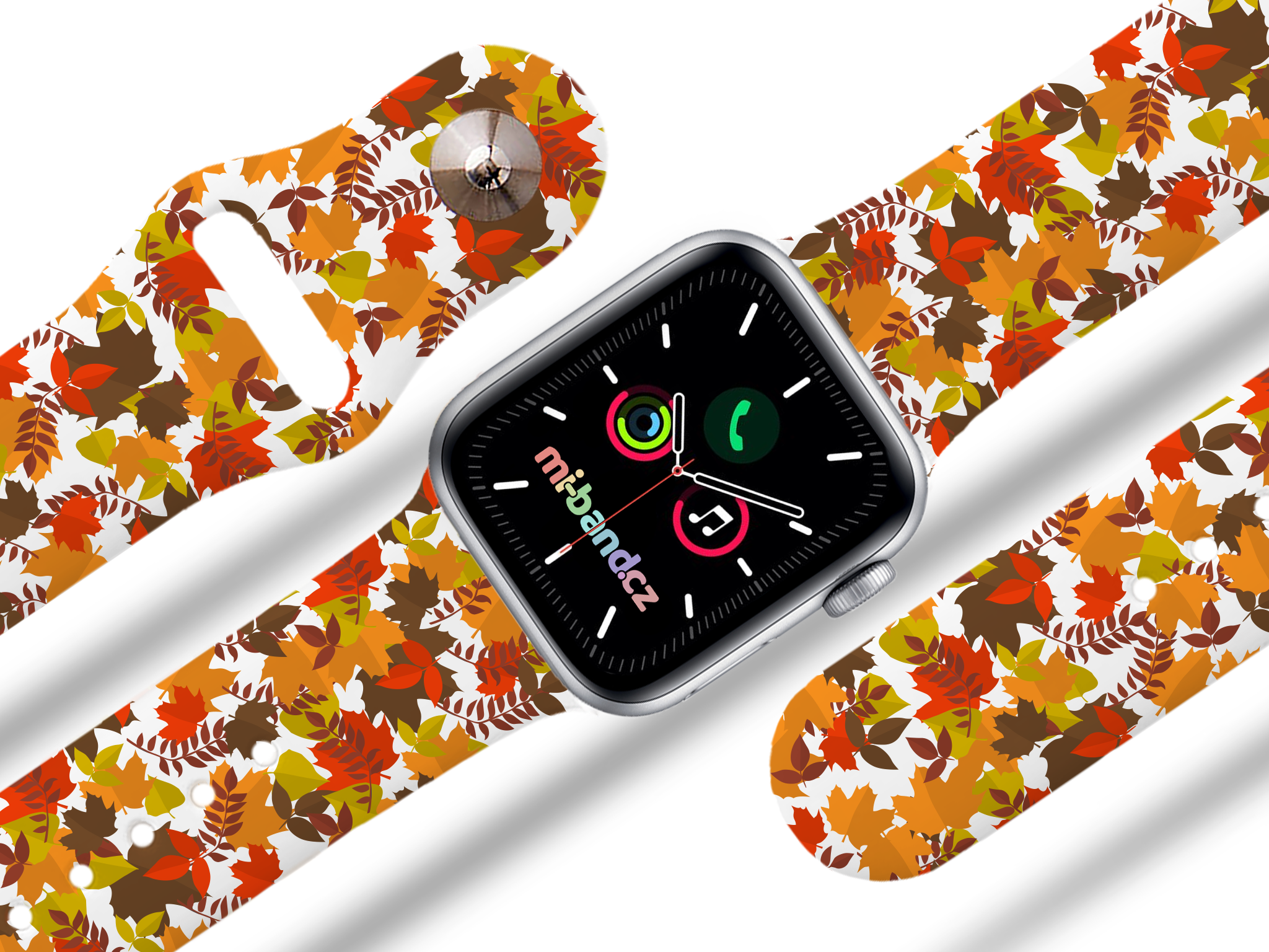 Apple watch řemínek Podzimní listí - 42/44/45/49mm