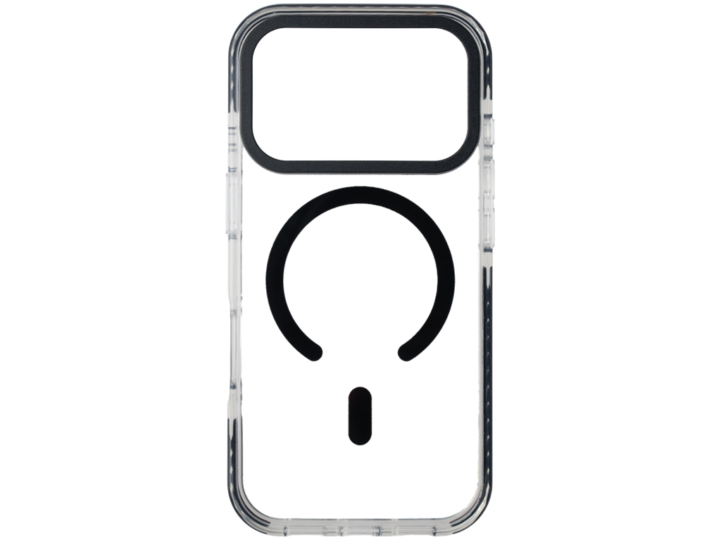 Levně Tvrzený kryt magsafe černý pro iPhone 17 Pro Max