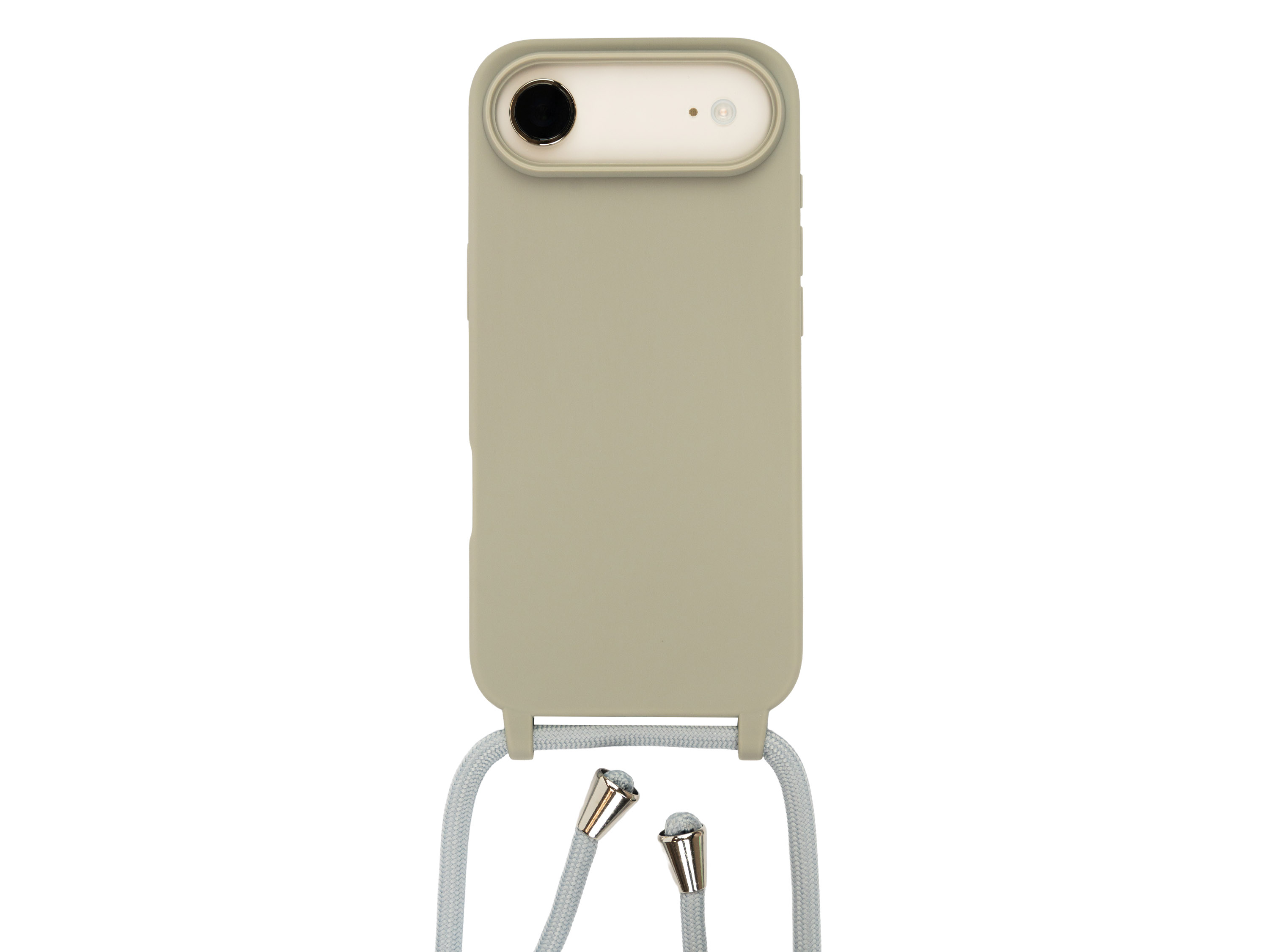 Silikonový šedý kryt se šňůrkou pro iPhone 17 Air